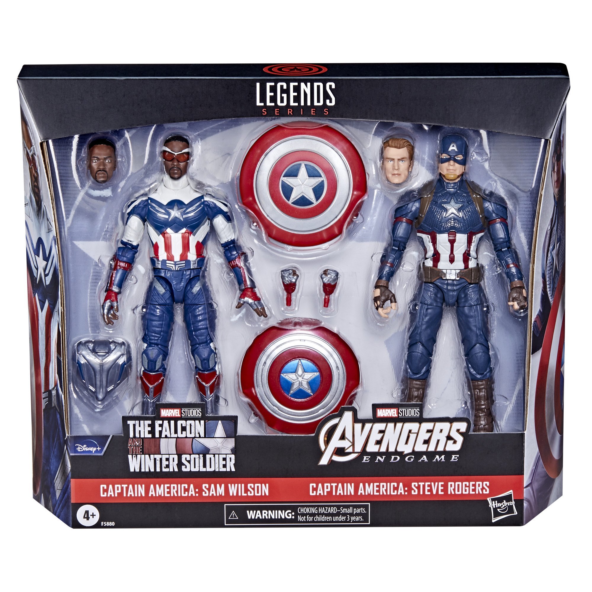 ☆勳寶玩具舖【現貨】漫威 Marvel 傳奇6吋收藏人物 新舊美國隊長 2入組 CAPTAIN AMERICA