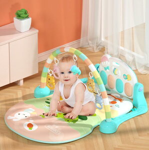 玩樂墊 嬰兒玩具 樂器 貝恩施嬰兒腳踏琴鋼琴健身架器新生兒寶寶音樂兒童玩具0-1歲3個月 全館免運