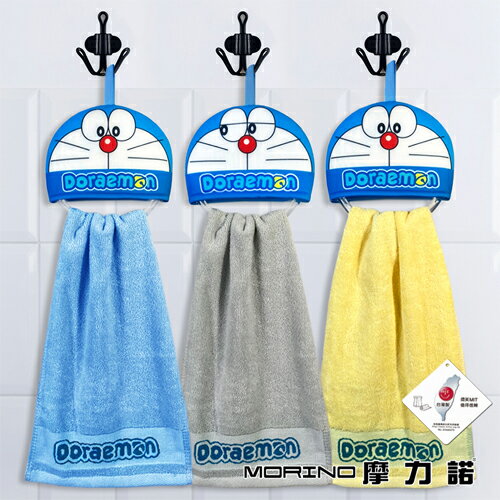 MORINO摩力諾 Doraemon造型擦手巾 小叮噹 多啦A夢 台灣製 擦拭 衛浴【愛買】