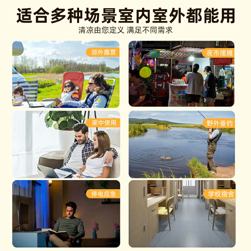 {可打統編 保固一年}可充電落地扇家用大風力立式戶外蓄電池全金屬仿復古太陽能電風扇 4