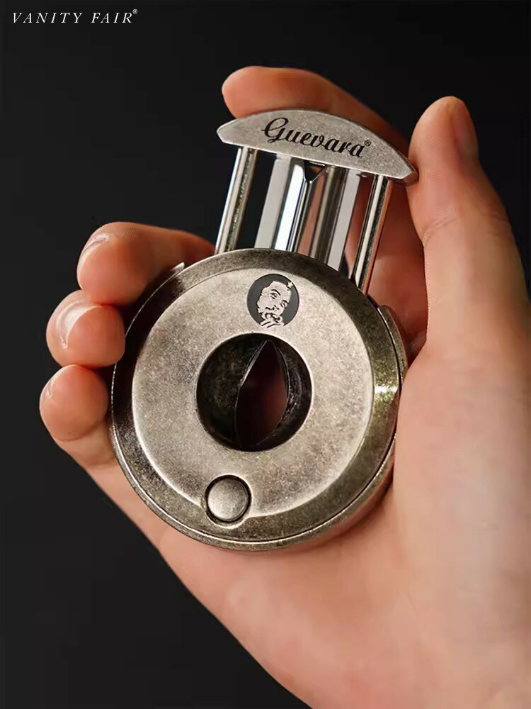 雪茄剪 VanityFair雪茄剪刀 V型導入鋒利單刃魚雷雪茄剪刀高品質男士禮物