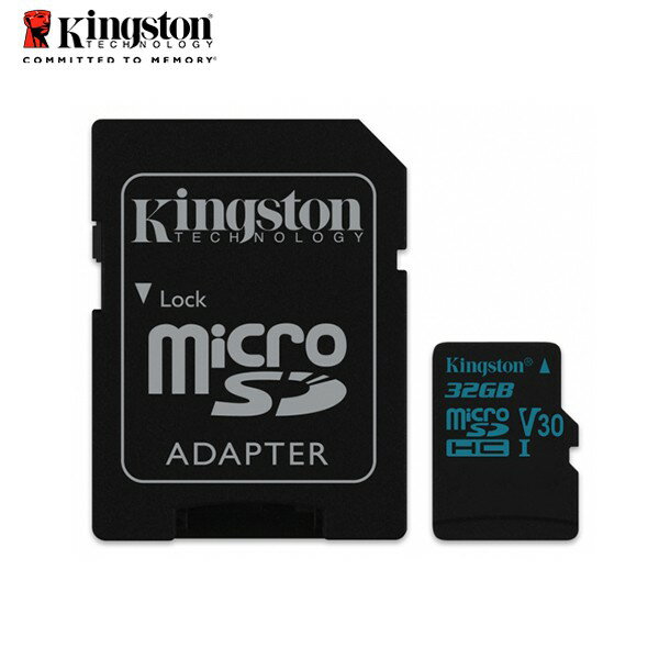 金士頓 32G Kingston Canvas Go! microSD UHS-I Class 3 U3 高速記憶卡