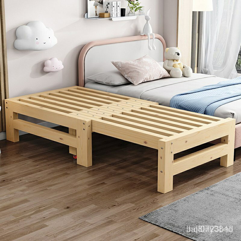 實木簡約沙發床榻榻米抽拉床多功能兩用伸縮床午休床小戶型推拉床 BAUU