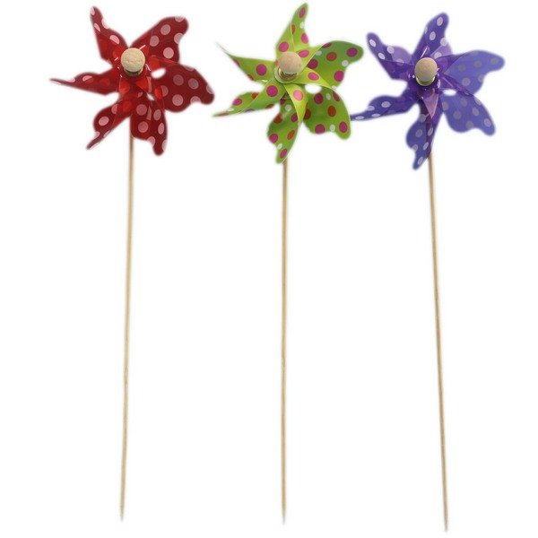 8cm 竹架彩色風車 小風車/一件1000支入(促20) 竹木風車 風車童玩-AA5087【領券滿額再折千11/30止】