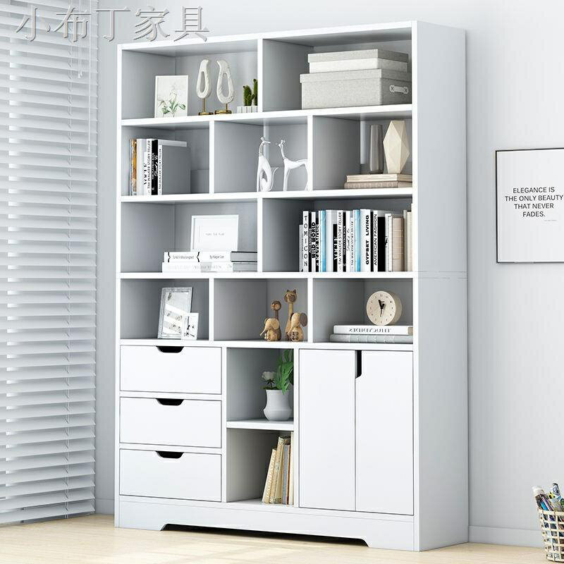 書架落地書柜子置物架簡約現代家用客廳學生多層收納簡易置物書櫥
