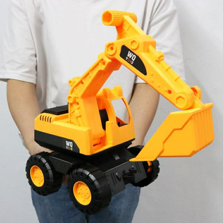 玩具模型車 大號挖掘機工程車套裝沙灘玩具車男孩仿真挖土機模型挖沙玩具