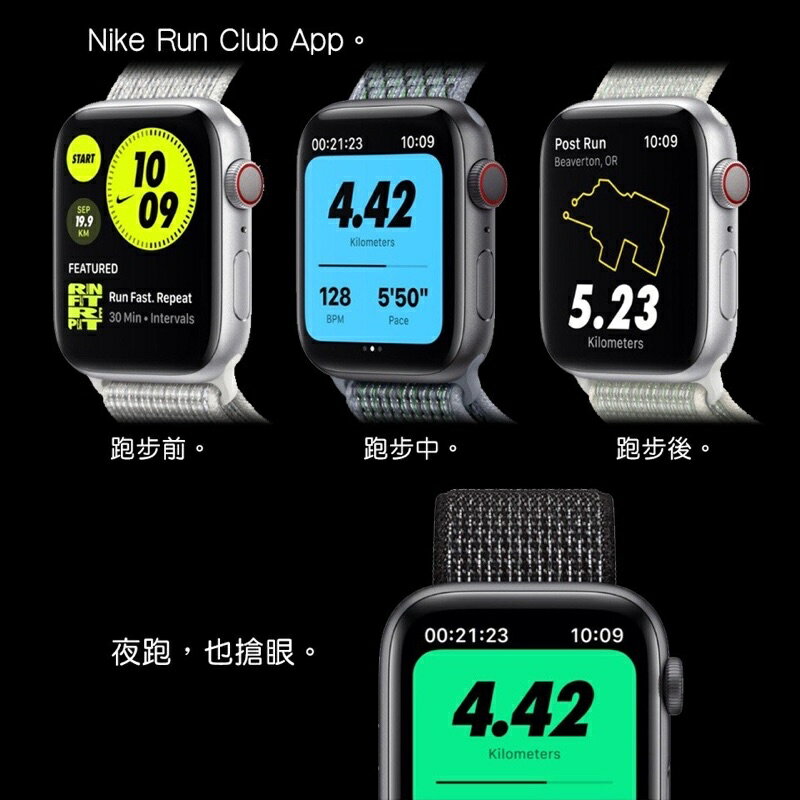 強強滾-蘋果Apple Watch Series Nike 6 GPS 智慧穿戴手錶福利品| 強強