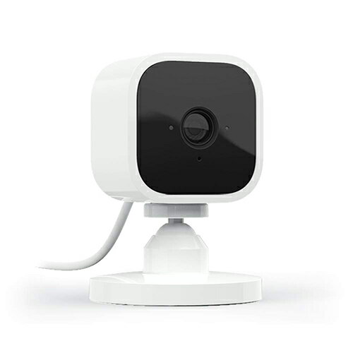 [2美國直購] Blink Mini 安防攝像頭– Compact indoor plug-in smart security camera, 1080 HD video, night vision, motion detection, two-way audio, Works with Alexa – 1 camera