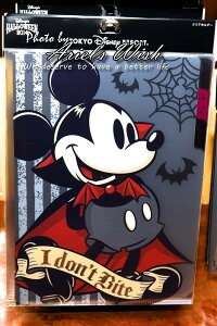日本東京迪士尼Disney萬聖節吸血鬼米奇mickey米妮A4三層資料夾檔案夾收納夾-最後一個絕版品