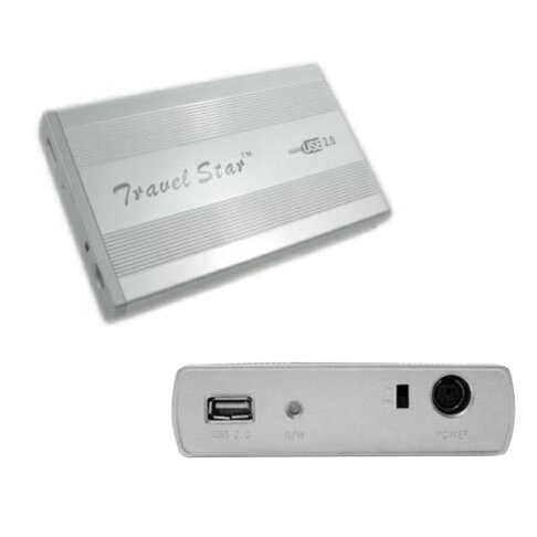 外接式硬碟盒/HDD 高速USB 2.0  鋁製 3.5 吋 IDE介面硬碟專用 1