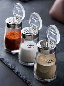 優購生活 日本ASVEL玻璃鹽罐廚房鹽糖調料盒家用調味料瓶調料罐子單個鹽瓶