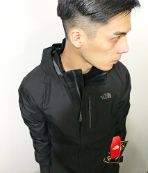 美國百分百【The North Face】外套 TNF 北臉 夾克 防雨 防風 防水 短大衣 風衣 黑 S號 J695