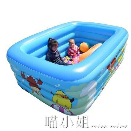 嬰兒童充氣游泳池家用加厚寶寶游泳桶可摺疊大人小孩超大型戲水池 【9折特惠】