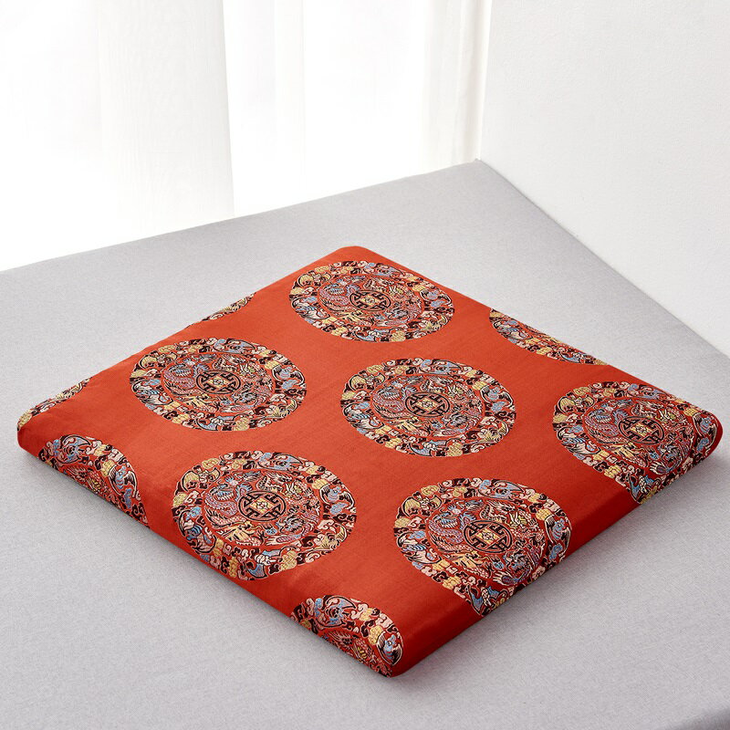 太師椅坐墊 中式椅墊 海綿坐墊 客製化紅木新中式餐椅實木沙發家具坐墊太師椅官帽椅茶椅子圈椅座墊『cyd19384』 3