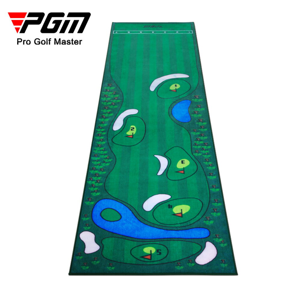 PGM 室內高爾夫 加寬0.8x3米便攜練習毯絲絨 推桿練習毯