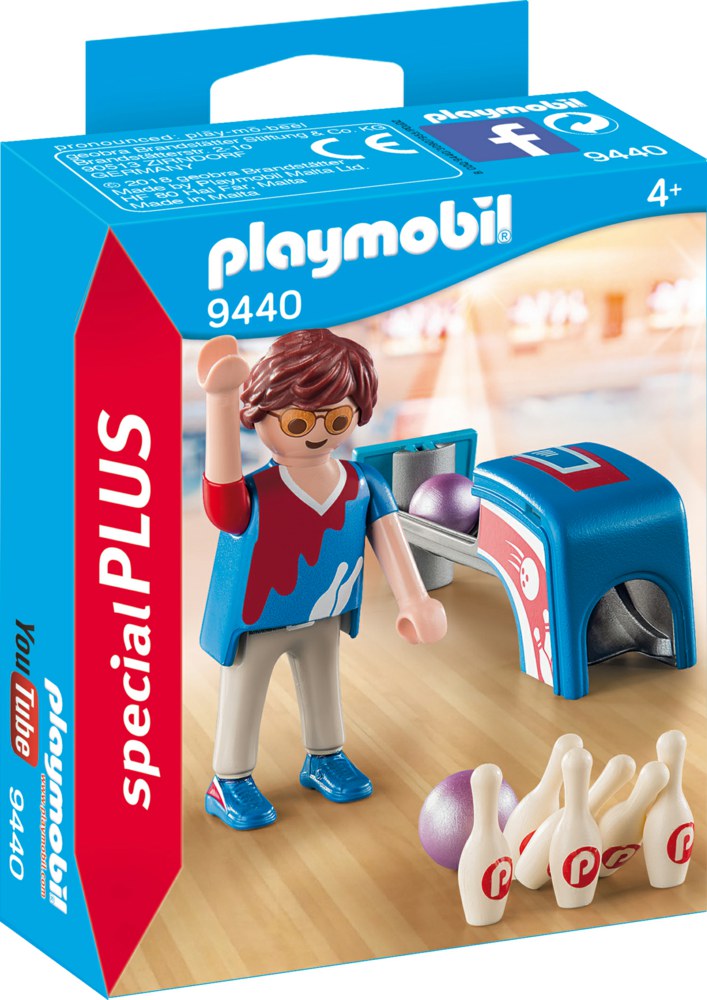 (卡司 正版現貨)  Playmobil Special Plus 摩比人 保齡球選手 PM09440 摩比積木