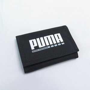 PUMA Plus 皮夾(N) 05447601 短夾 零錢包 黑【iSport愛運動】