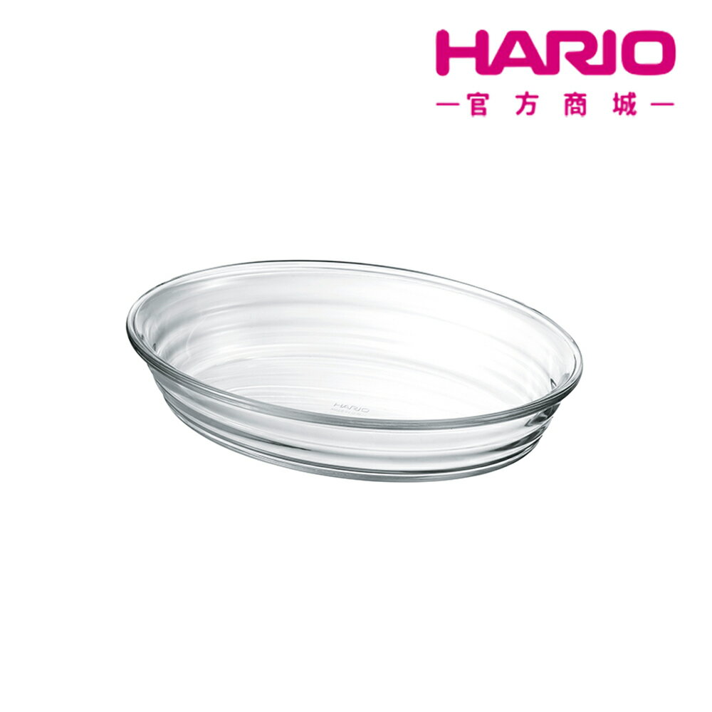 橢圓焗烤盤 HOV-110-BK 1100ml 耐熱玻璃 HARIO官方商城