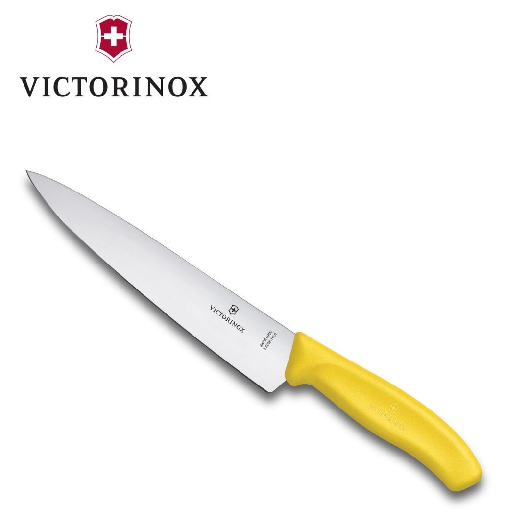 VICTORINOX 瑞士維氏 切肉刀 黃色(6.8006.19L8B) Swiss Classic 主廚刀