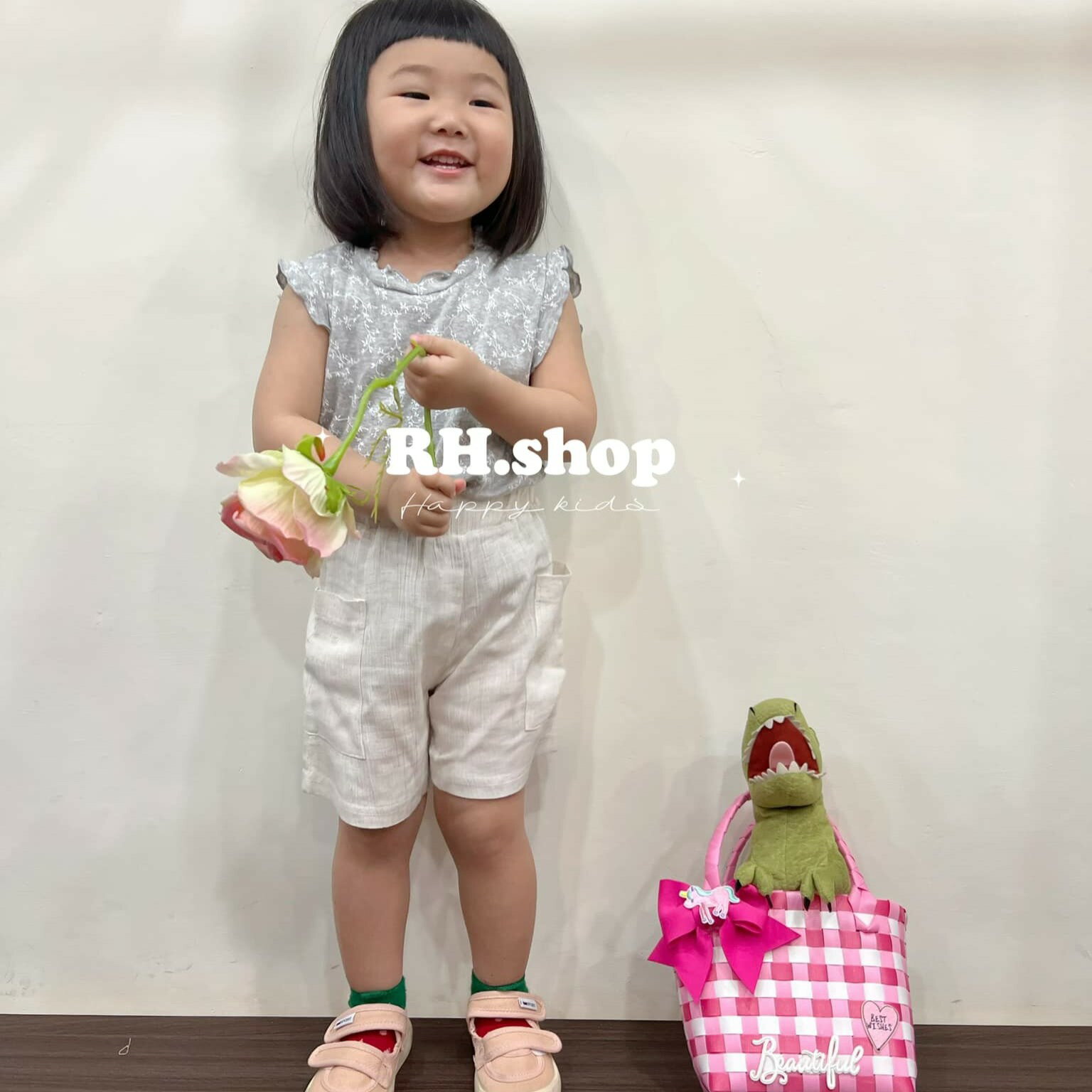 幼童  木耳邊背心  (90-130)