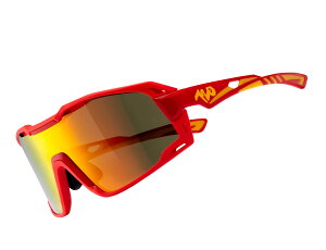 +《720armour》運動太陽眼鏡 Flash-S157-7(消光法拉利紅框與法拉利紅鏡腳)