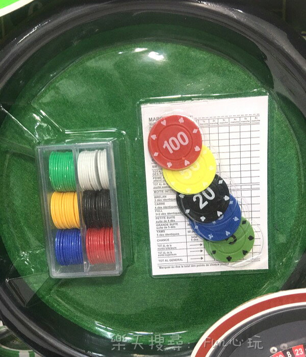 【Fun心玩】CF140492 賭具套裝 百家樂玩具組 俄羅斯輪盤 派對 過年 桌遊 玩具 3