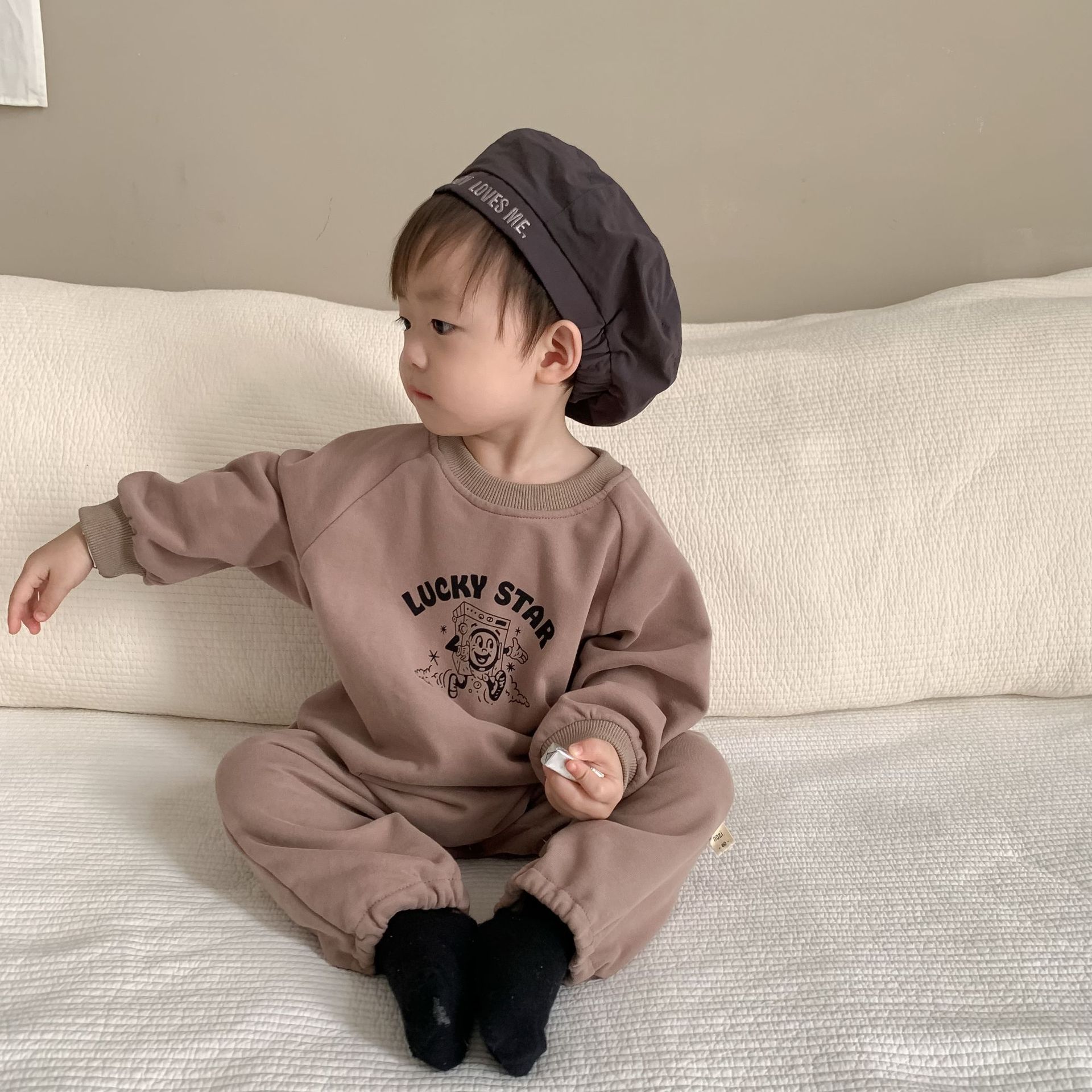 嬰幼兒春款衣服韓版童裝嬰兒連體衣2024春季新款男寶寶爬服