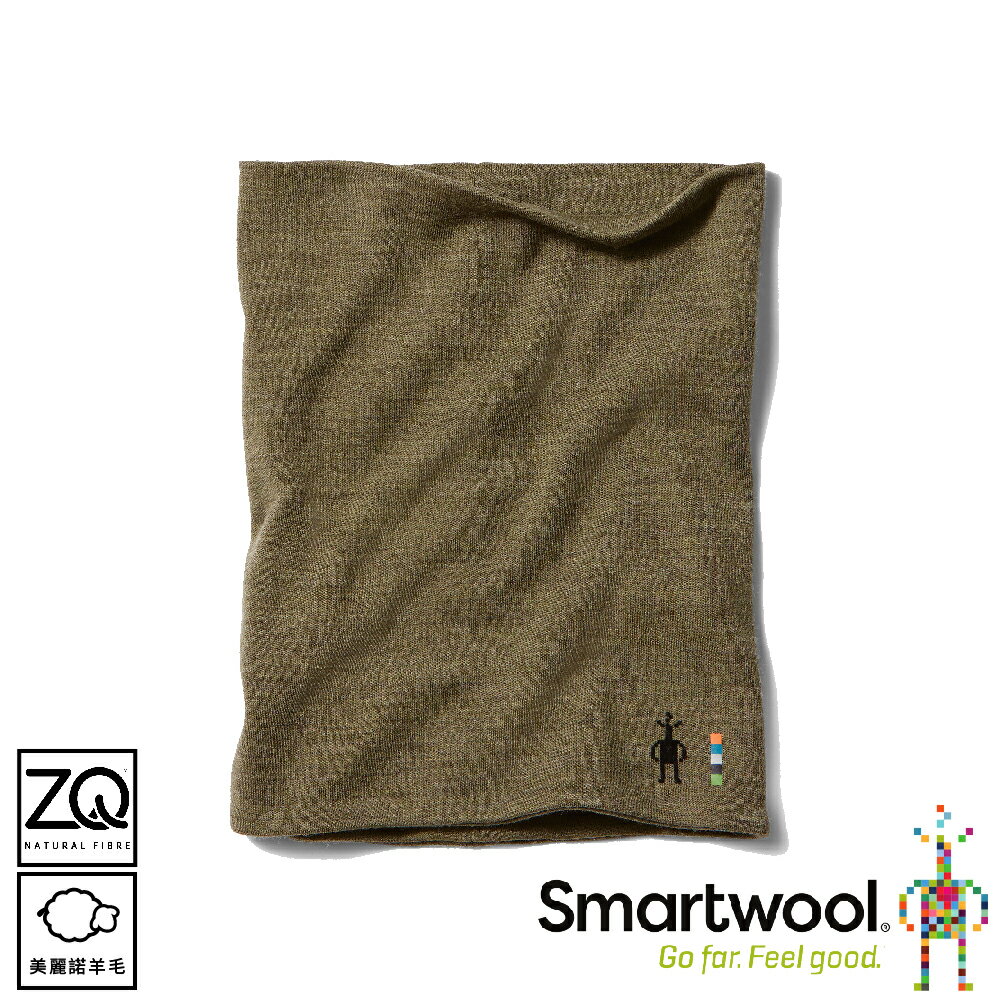 【SmartWool 美國 Thermal 美麗諾羊毛雙面兩用短頸套《霧蘚綠》】SW017071/圍脖/帽子/口罩/圍巾/眼罩