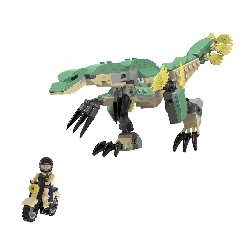 【BanBao邦寶積木楚崴】- EW-1014 侏儸紀系列-鐮刀龍