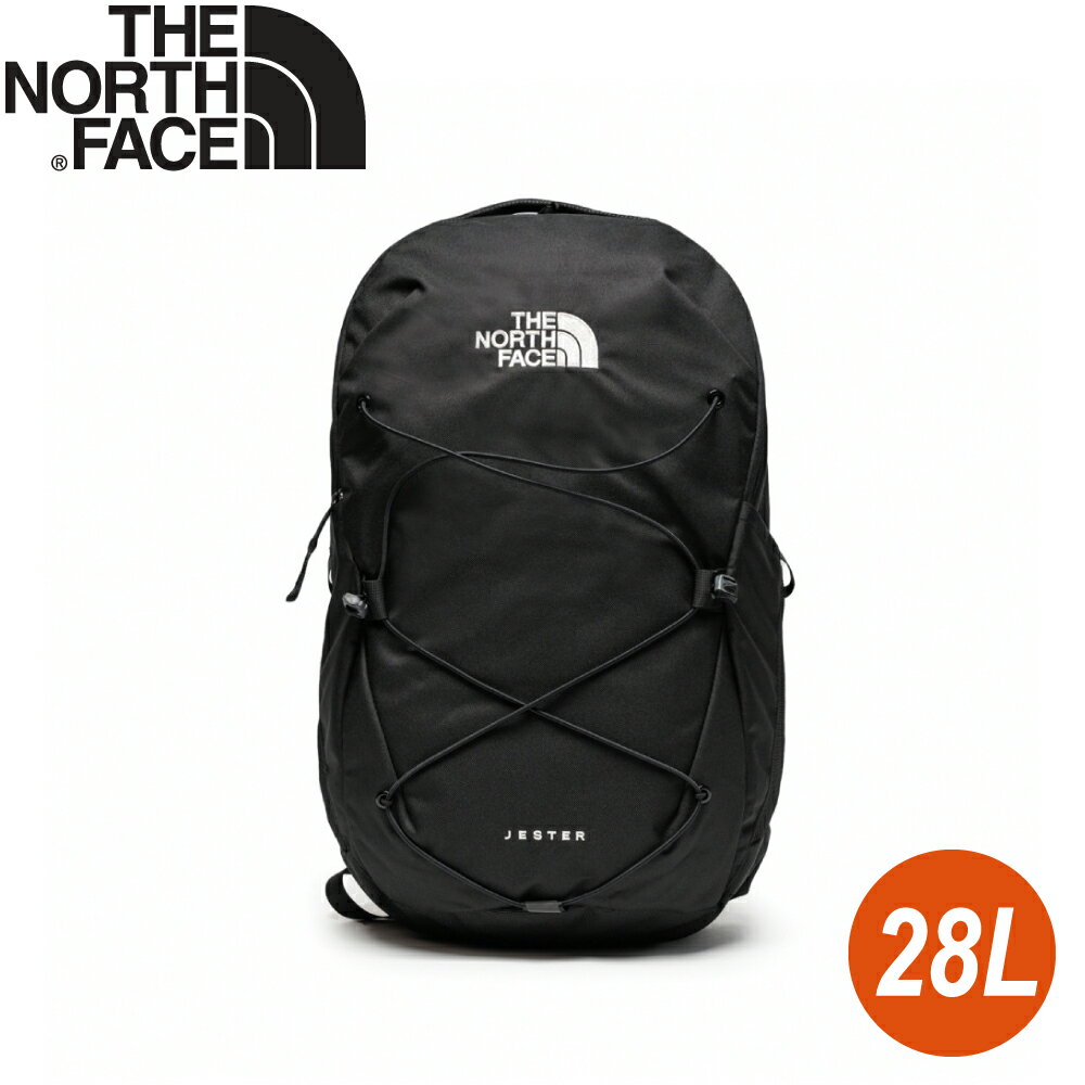 【The North Face 28L JESTER 雙肩包《黑》】3VXF/登山/旅行/後揹包/情侶包/休閒包