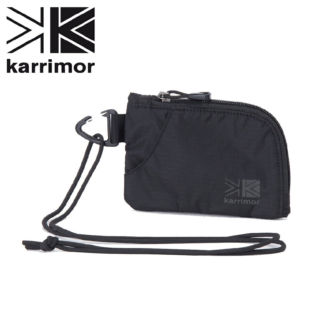 【Karrimor 英國 TC team purse隨身錢包《黑》】53618TCTP/零錢包/側背包/隨身包