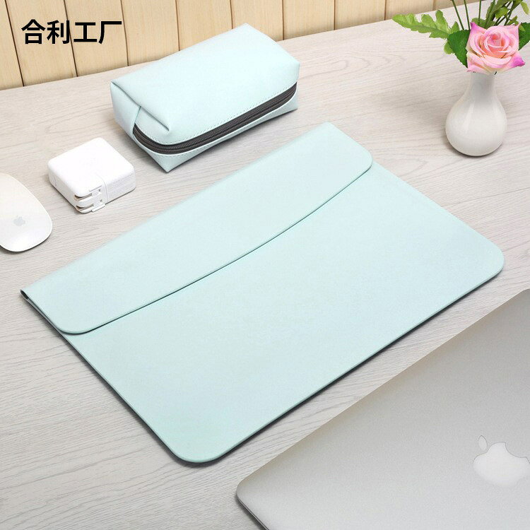 橫款牙簽紋油邊 蘋果pro 13寸筆記本電腦保護套macbook air內膽包