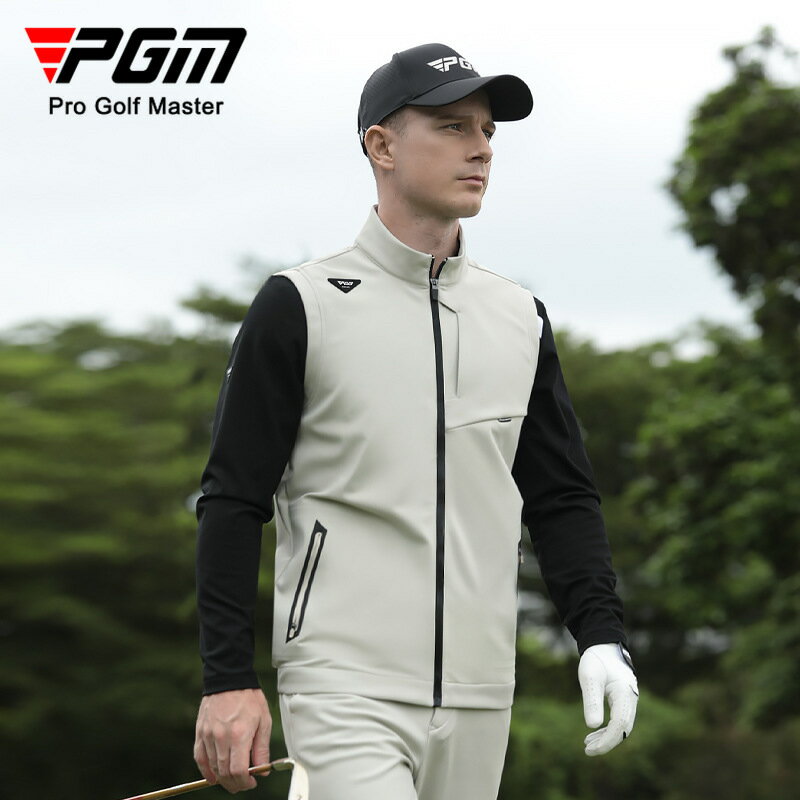 【元素運動】PGM 高爾夫馬甲男士外套衣服秋冬季服裝男裝針織內裡夾克背心坎肩