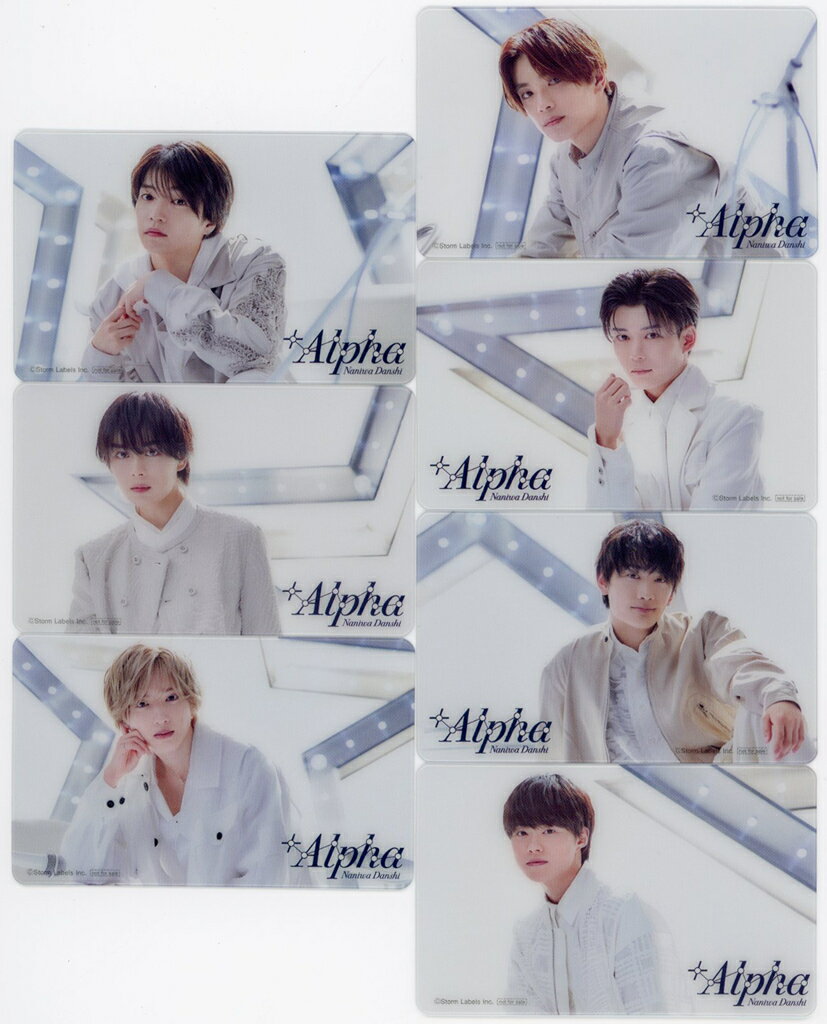 浪花男子+Alpha Clear Solo卡(成員Solo 7種SET)CD+Alpha通常盤先到購入特典
