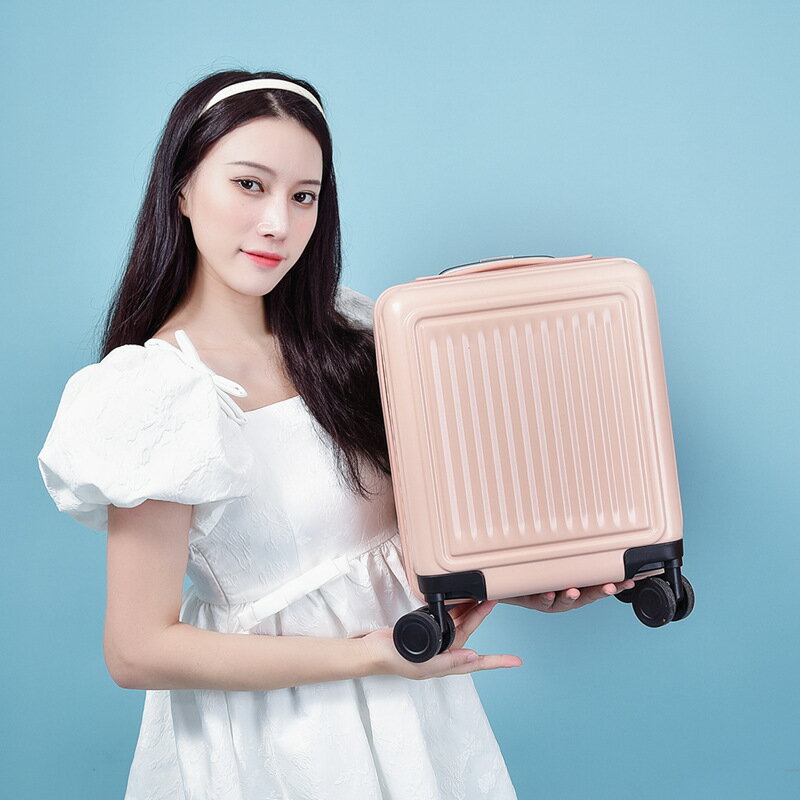 行李箱女小型輕便14寸迷你登機箱耐用結實高顏值密碼旅行拉桿箱子
