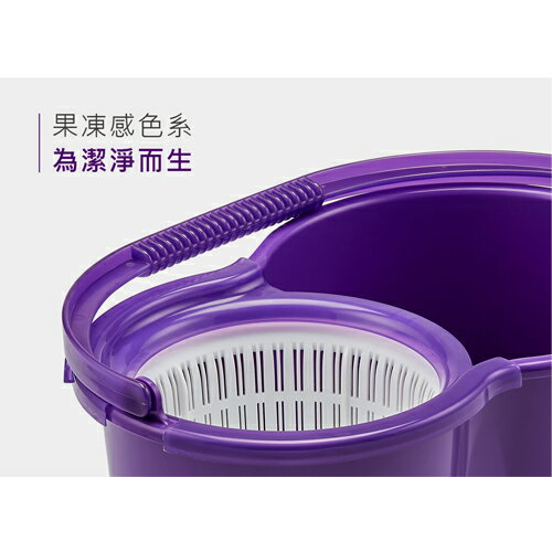 好神拖 輕巧腳踩旋轉拖(1拖+1桶+2布)(非手壓)【愛買】 1