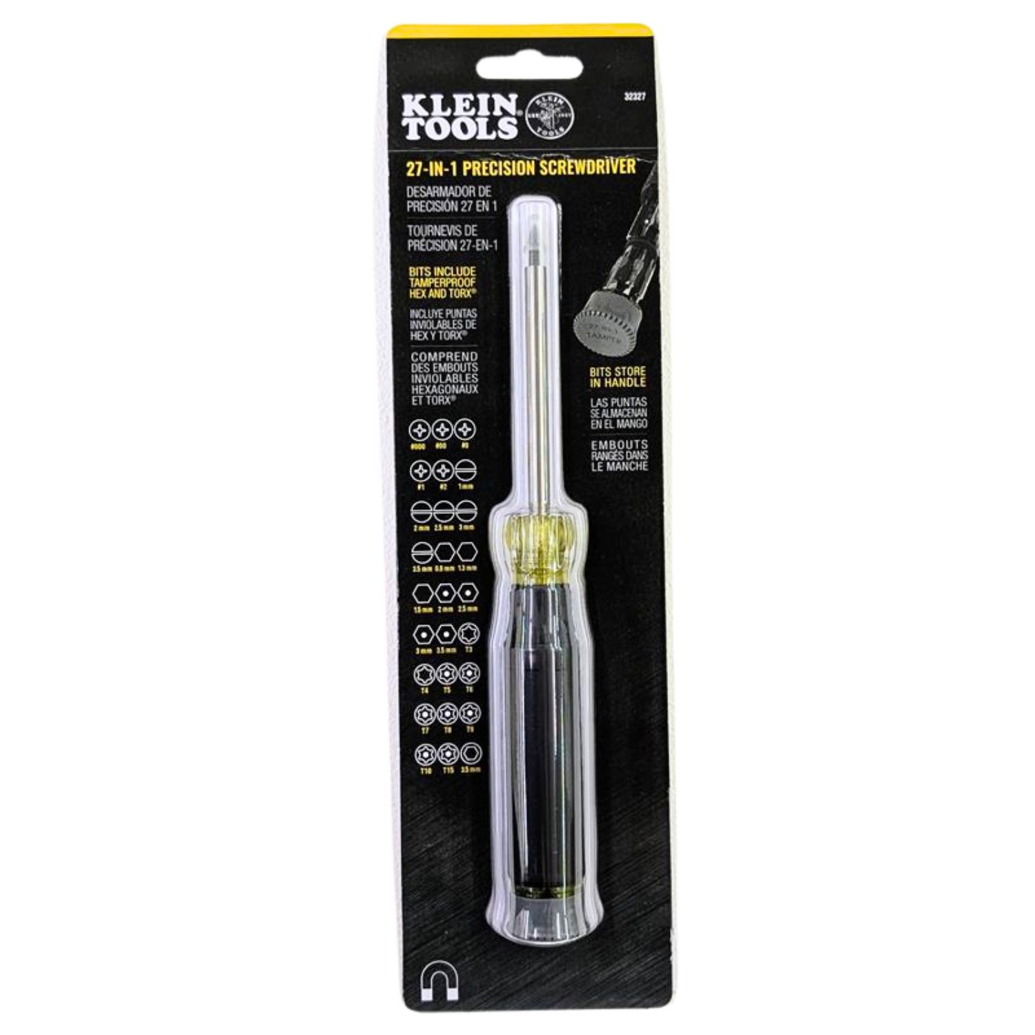 [4美國直購] Klein Tools 32327 螺絲起子工具 26種起子頭 適 接線盒 控制面板 Precision Screwdriver Set (II1)