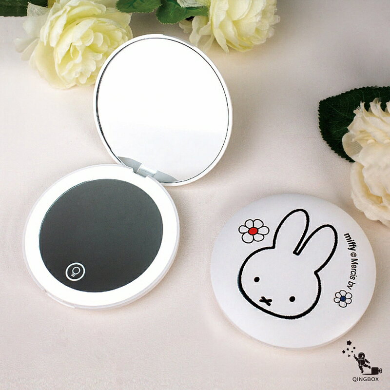 Miffy x MiPOW miffy米菲LQ高清柔光便攜化妝鏡MFM01【APP享6%回饋】 1