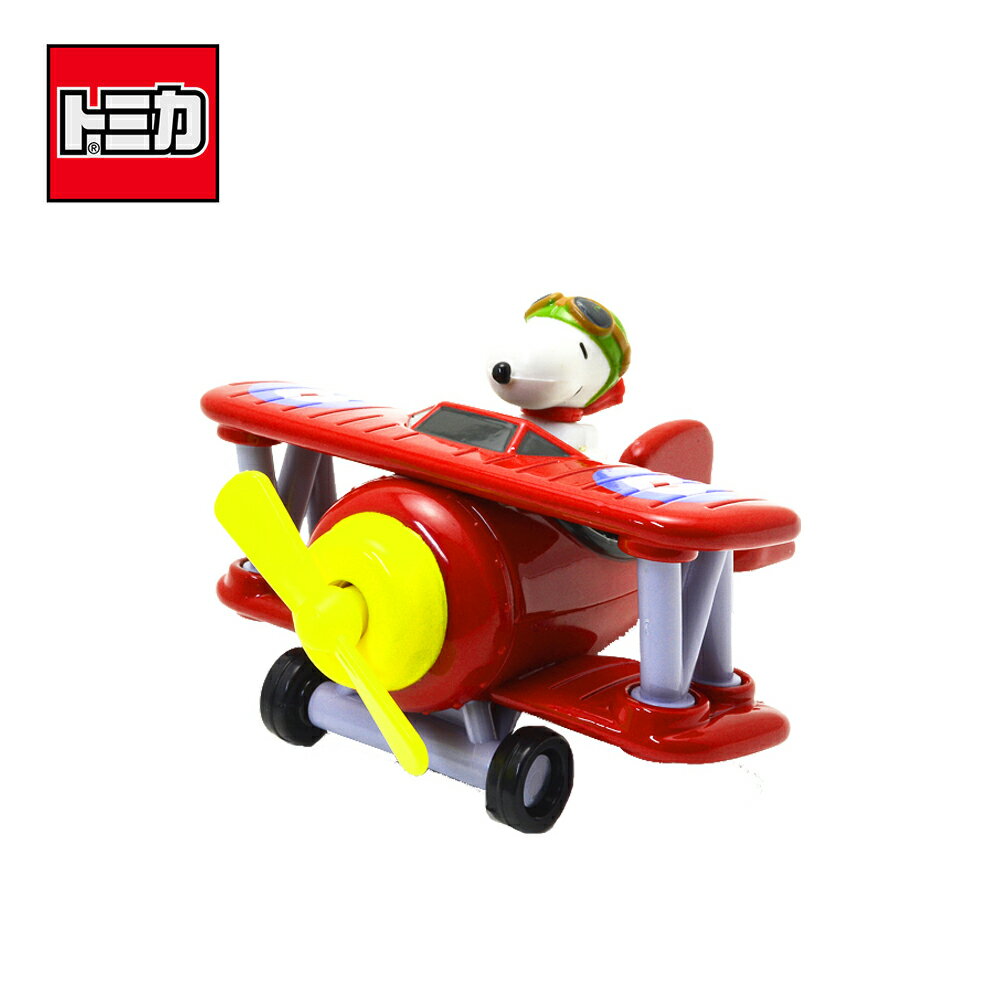 【日本正版】TOMICA 騎乘系列 R08 史努比 王牌飛行員 Snoopy 玩具車 多美小汽車 - 981206