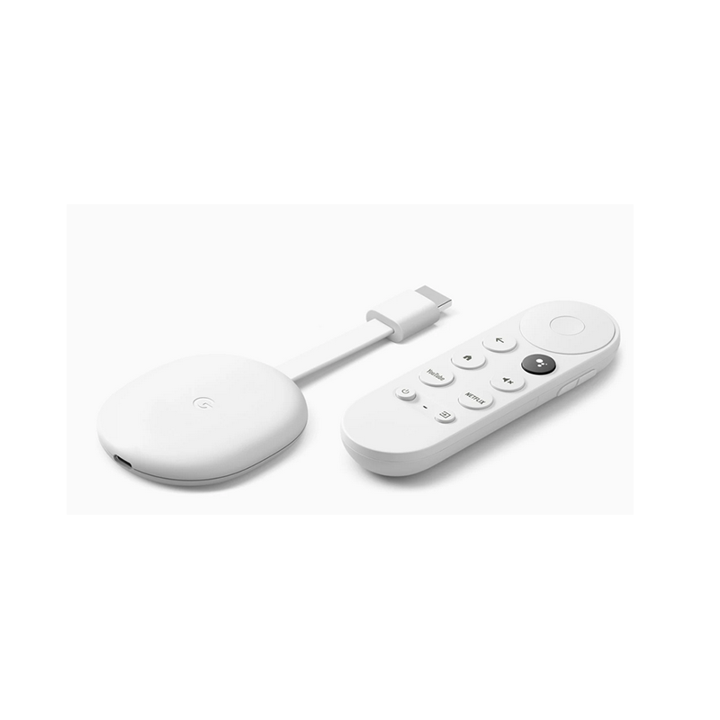 券折300+199免運】Google Chromecast 4 (支援Google TV) 四代4K 電視盒