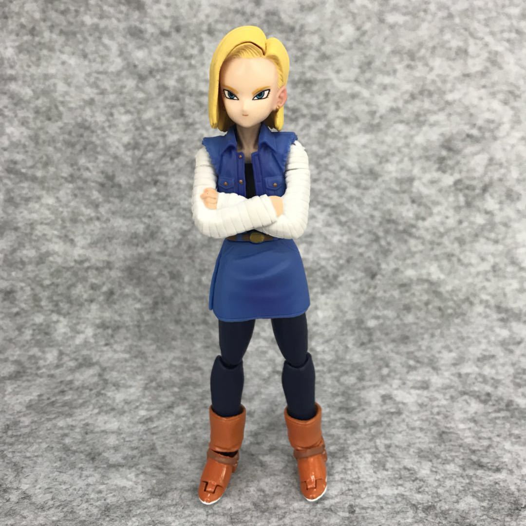 七龍珠 SHF 人造人 18號 可動 手辦 公仔 擺件 模型