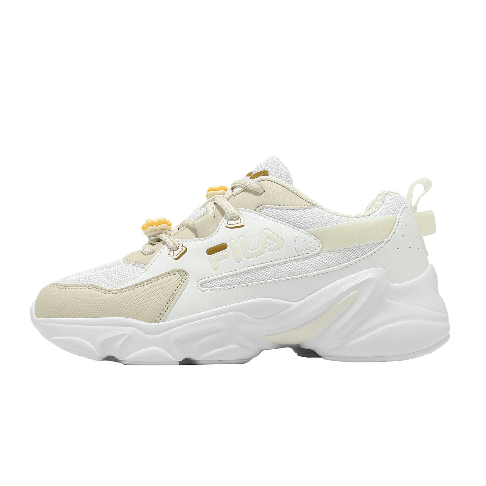 Fila 休閒鞋 Hidden Tape 13 女鞋 白 厚底 增高 貓掌 老爹鞋 斐樂 5C942A171