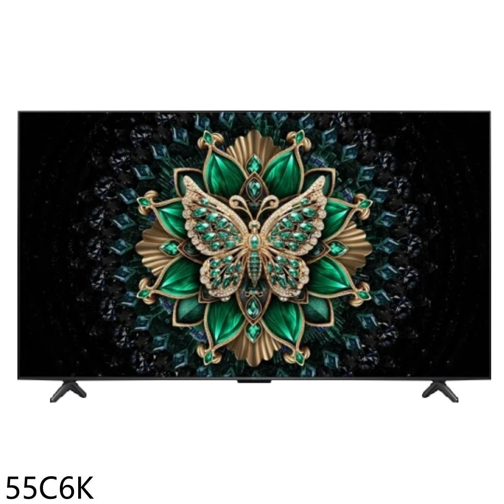 結帳97折★TCL【55C6K】55吋miniLED 4K連網智慧顯示器(含標準安裝)(7-11商品卡1800元)