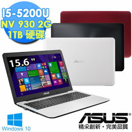 <br/><br/>  ASUS X555LF 紅/灰/白 三款 15.6吋第五代CPU Win10 筆電 15.6吋/i5-5200U/4G/1TB/NV930/DRW/WIN10<br/><br/>
