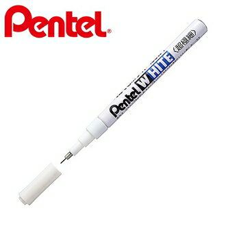 【Pentel飛龍】X100W-F  WHITE白色油漆筆-極細字  0.5mm  /支