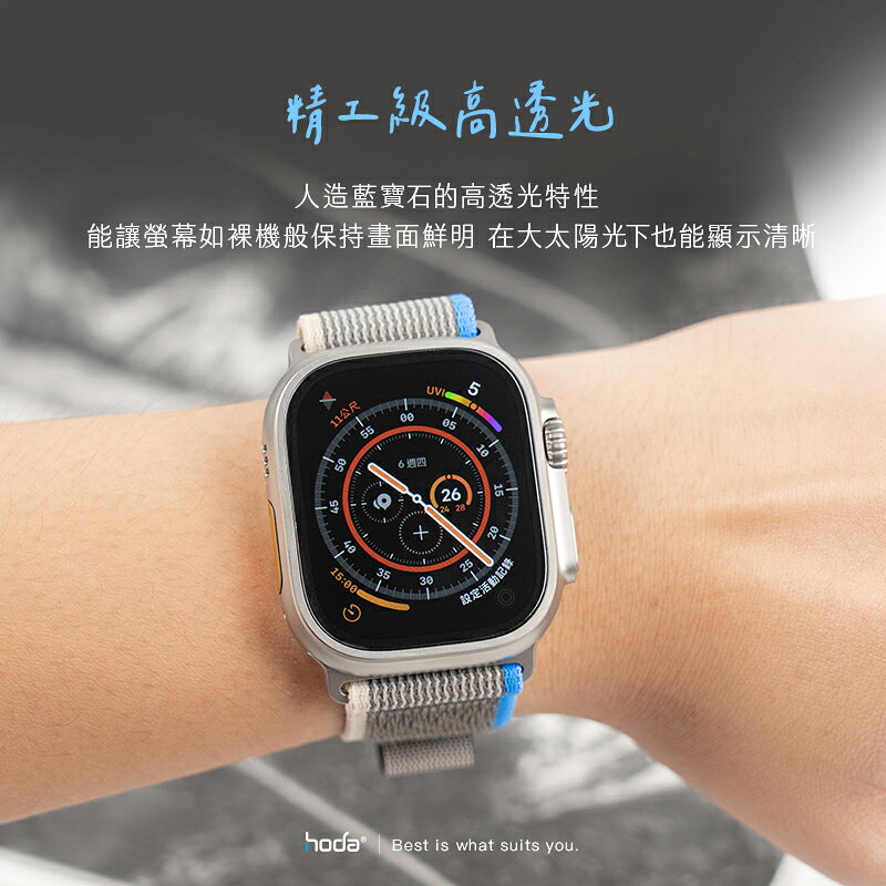 HODA 藍寶石 超硬度 玻璃貼 保護貼 適用 Apple Watch s8 Ultra 49 mm 7