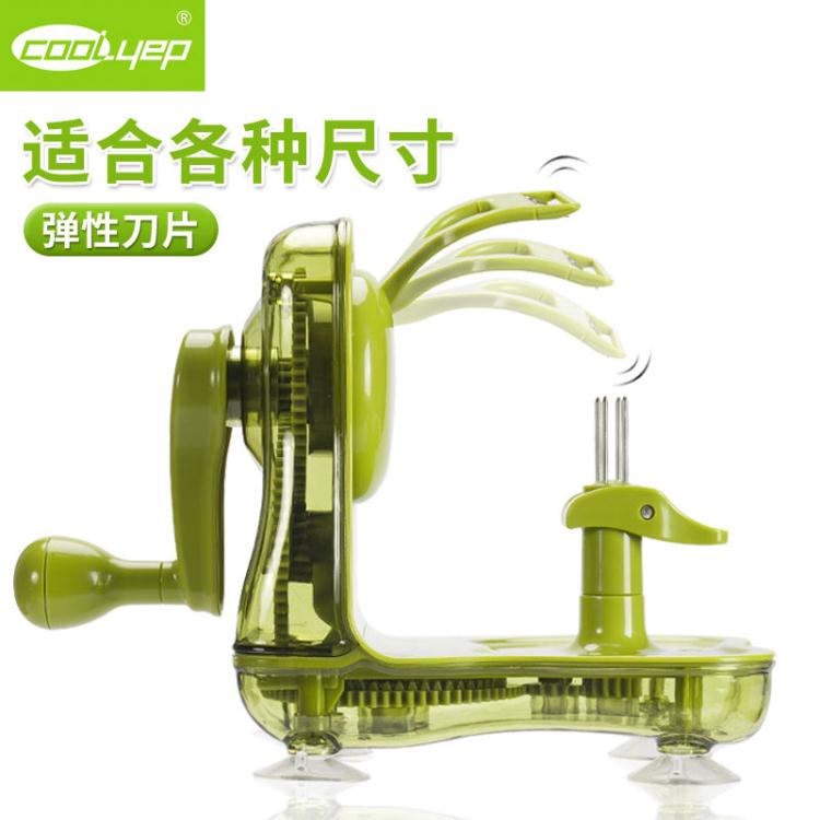削皮機 英國酷易蘋果削皮器手搖家用水果去皮器削水果神器切果器全套【林之舍】
