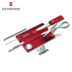 VICTORINOX 瑞士維氏 SwissCard Litle Ruby卡片型瑞士刀0.7300.T / 城市綠洲 (多功能、簡易工具、登山露營、旅遊、居家生活)