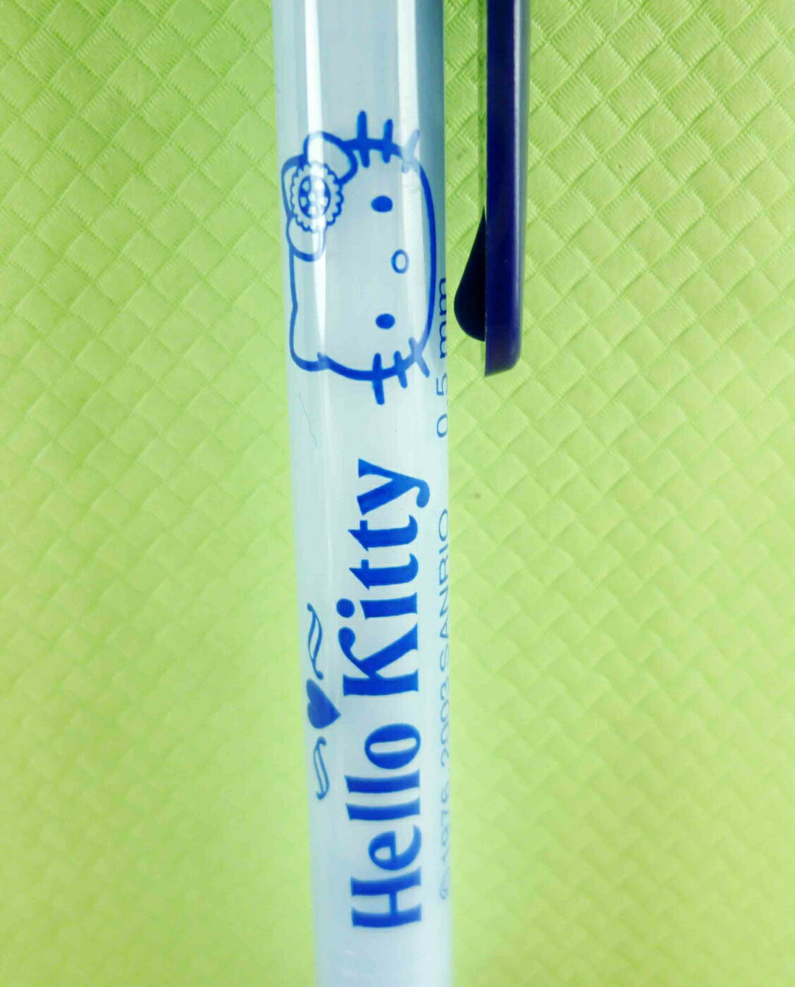 【震撼精品百貨】Hello Kitty 凱蒂貓 KITTY自動鉛筆-字圖案-深藍色 震撼日式精品百貨