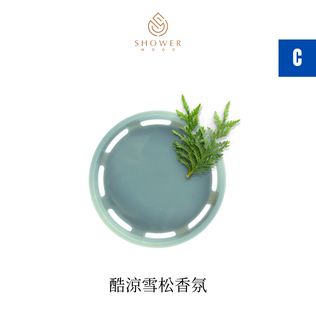 . 酷涼雪松 蓮蓬頭香氛 香氛濾芯 淋浴香氛盒｜SHOWER MOOD